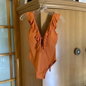 Michael Kors Orange Bathingsuit